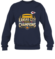 Kansas City Football _ The City Of Champions LIV Crewneck Sweatshirt