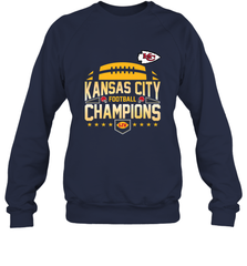 Kansas City Football _ The City Of Champions LIV Crewneck Sweatshirt Crewneck Sweatshirt - FordPhuMy