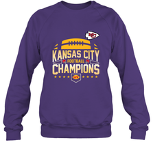 Kansas City Football _ The City Of Champions LIV Crewneck Sweatshirt Crewneck Sweatshirt - FordPhuMy