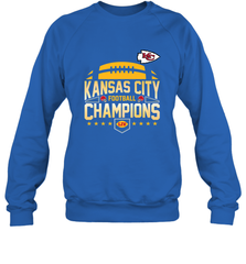 Kansas City Football _ The City Of Champions LIV Crewneck Sweatshirt Crewneck Sweatshirt - FordPhuMy