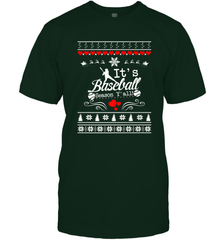 It's Baseball Season Ugly Sweater Christmas 2019 Men's T-Shirt Men's T-Shirt - FordPhuMy