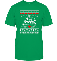 It's Baseball Season Ugly Sweater Christmas 2019 Men's T-Shirt Men's T-Shirt - FordPhuMy