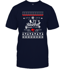 It's Baseball Season Ugly Sweater Christmas 2019 Men's T-Shirt Men's T-Shirt - FordPhuMy