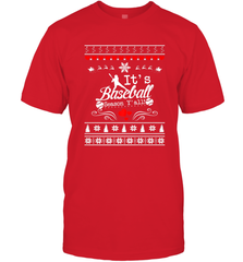 It's Baseball Season Ugly Sweater Christmas 2019 Men's T-Shirt Men's T-Shirt - FordPhuMy