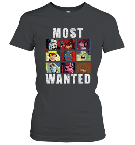 Marvel X Men Most Wanted Villains Retro Women's T-Shirt Women's T-Shirt / Black / S Women's T-Shirt - FordPhuMy
