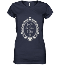 Disney Snow White You're The Fairest Mirror Women's V-Neck T-Shirt