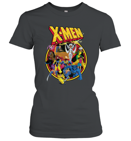 Marvel X Men Animated Series Retro 90s Women's T-Shirt Women's T-Shirt / Black / S Women's T-Shirt - FordPhuMy
