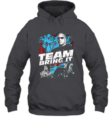 WWE The Rock Team Bring It Hooded Sweatshirt Hooded Sweatshirt - FordPhuMy
