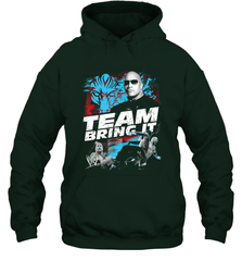 WWE The Rock Team Bring It Hooded Sweatshirt Hooded Sweatshirt - FordPhuMy