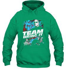 WWE The Rock Team Bring It Hooded Sweatshirt Hooded Sweatshirt - FordPhuMy