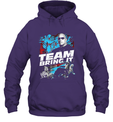 WWE The Rock Team Bring It Hooded Sweatshirt Hooded Sweatshirt - FordPhuMy