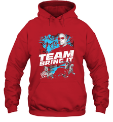 WWE The Rock Team Bring It Hooded Sweatshirt Hooded Sweatshirt - FordPhuMy