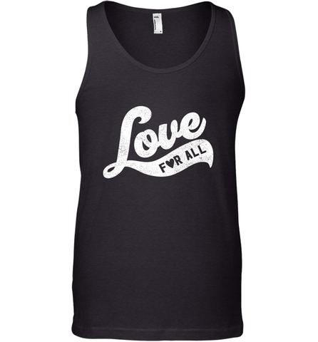 Cute Love Valentines Day Retro Vintage Top Men's Tank Top Men's Tank Top / Black / XS Men's Tank Top - FordPhuMy