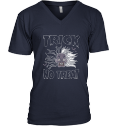 Disney Dalmatians Cruella Trick No Treat Halloween Men's V-Neck