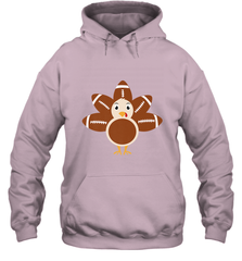 Funny Football Turkey Fall Thanksgiving Football Hooded Sweatshirt Hooded Sweatshirt - FordPhuMy