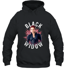 Avengers Endgame Black Widow Space Poster Graphic Hooded Sweatshirt Hooded Sweatshirt - FordPhuMy