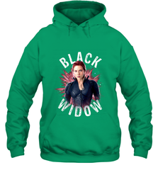 Avengers Endgame Black Widow Space Poster Graphic Hooded Sweatshirt Hooded Sweatshirt - FordPhuMy