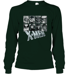 Marvel X Men Animated Series Halftone Retro 90s Long Sleeve T-Shirt Long Sleeve T-Shirt - FordPhuMy