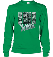 Marvel X Men Animated Series Halftone Retro 90s Long Sleeve T-Shirt Long Sleeve T-Shirt - FordPhuMy