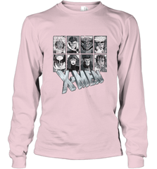 Marvel X Men Animated Series Halftone Retro 90s Long Sleeve T-Shirt Long Sleeve T-Shirt - FordPhuMy