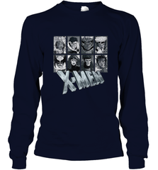 Marvel X Men Animated Series Halftone Retro 90s Long Sleeve T-Shirt Long Sleeve T-Shirt - FordPhuMy