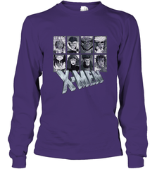 Marvel X Men Animated Series Halftone Retro 90s Long Sleeve T-Shirt Long Sleeve T-Shirt - FordPhuMy