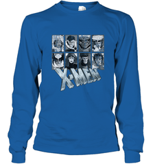 Marvel X Men Animated Series Halftone Retro 90s Long Sleeve T-Shirt Long Sleeve T-Shirt - FordPhuMy