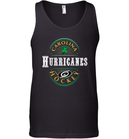 Carolina Hurricanes Fanatics St. Patrick's Day Forever Lucky Men's Tank Top Men's Tank Top / Black / XS Men's Tank Top - FordPhuMy