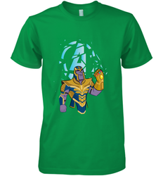 Marvel Avengers Endgame Cartoon Thanos Gauntlet Men's Premium T-Shirt