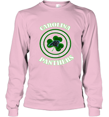 NFL Carolina Panthers Logo Happy St Patrick's Day Long Sleeve T-Shirt Long Sleeve T-Shirt - FordPhuMy