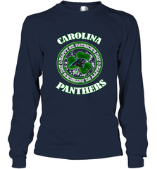 NFL Carolina Panthers Logo Happy St Patrick's Day Long Sleeve T-Shirt Long Sleeve T-Shirt - FordPhuMy