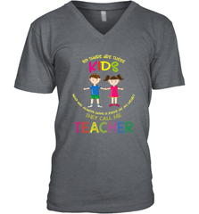 They Call Me Teacher School Kids Fun Appreciation Men's V-Neck Men's V-Neck - FordPhuMy