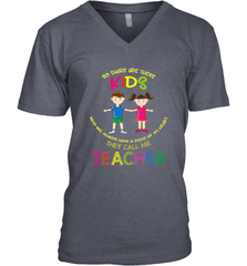 They Call Me Teacher School Kids Fun Appreciation Men's V-Neck Men's V-Neck - FordPhuMy