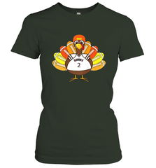 Cool Thanksgiving Football Shirt _ Gobble Player Turkey Gift Women's T-Shirt Women's T-Shirt - FordPhuMy
