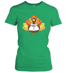 Cool Thanksgiving Football Shirt _ Gobble Player Turkey Gift Women's T-Shirt Women's T-Shirt - FordPhuMy
