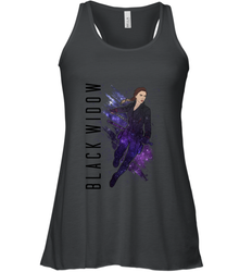 Avengers Endgame Black Widow Galaxy Painted Women's Racerback Tank