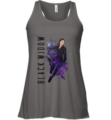 Avengers Endgame Black Widow Galaxy Painted Women's Racerback Tank Women's Racerback Tank - FordPhuMy