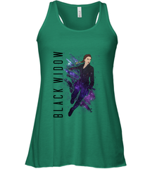 Avengers Endgame Black Widow Galaxy Painted Women's Racerback Tank Women's Racerback Tank - FordPhuMy