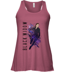 Avengers Endgame Black Widow Galaxy Painted Women's Racerback Tank Women's Racerback Tank - FordPhuMy