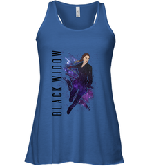 Avengers Endgame Black Widow Galaxy Painted Women's Racerback Tank Women's Racerback Tank - FordPhuMy
