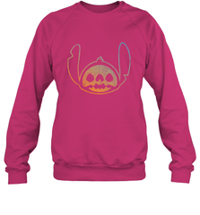 Disney Stitch Face Halloween Crewneck Sweatshirt Crewneck Sweatshirt - FordPhuMy