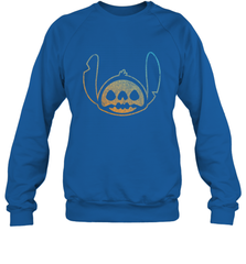 Disney Stitch Face Halloween Crewneck Sweatshirt Crewneck Sweatshirt - FordPhuMy