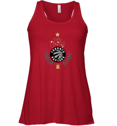 NBA Toronto Raptors Logo merry Christmas gilf Women's Racerback Tank