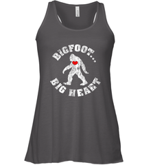 Bigfoot Heart Valentine's Day Lover Art Graphics Great Gift Women's Racerback Tank Women's Racerback Tank - FordPhuMy