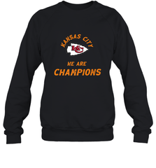 KC Kansas City Tribal Arrowhead we are Champions Crewneck Sweatshirt Crewneck Sweatshirt - FordPhuMy