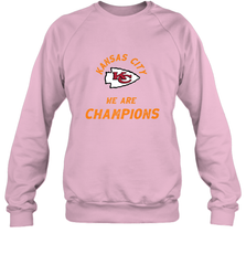 KC Kansas City Tribal Arrowhead we are Champions Crewneck Sweatshirt Crewneck Sweatshirt - FordPhuMy
