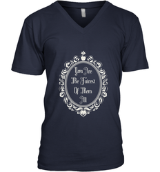 Disney Snow White You're The Fairest Mirror Men's V-Neck