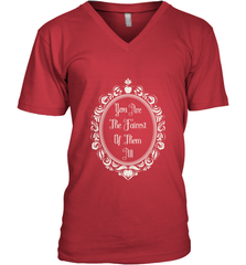 Disney Snow White You're The Fairest Mirror Men's V-Neck Men's V-Neck - FordPhuMy