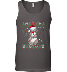 Baseball Snowman Ugly Christmas Ball Santa Pajama Xmas Gifts Men's Tank Top Men's Tank Top - FordPhuMy