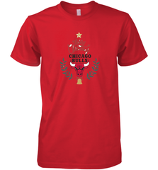 NBA Chicago Bulls Logo merry Christmas gilf Men's Premium T-Shirt Men's Premium T-Shirt - FordPhuMy